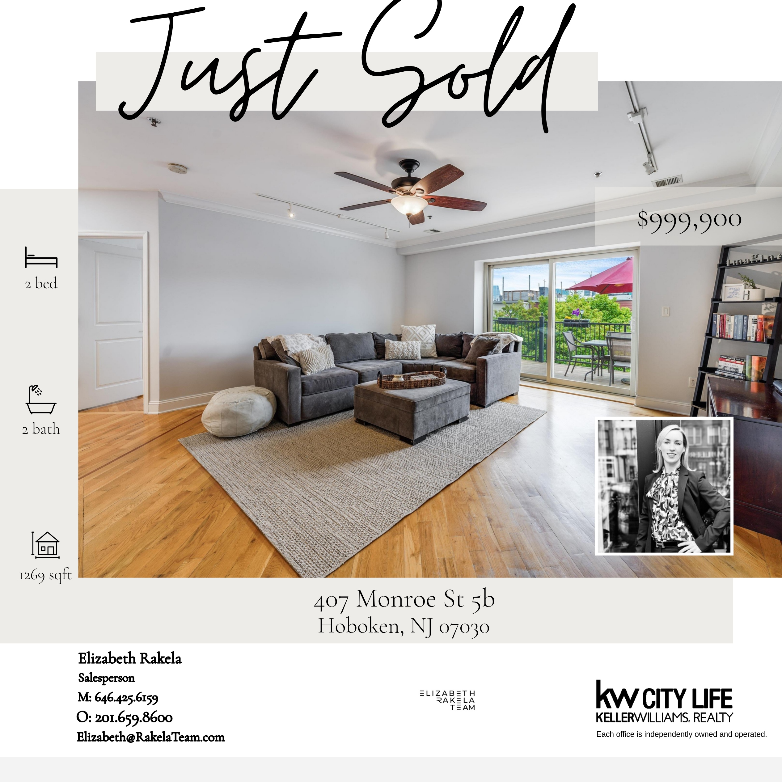 JUST SOLD! 407 Monroe Street, Hoboken