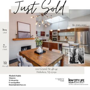 Just Sold! 222 Grand Street 4B/4C, Hoboken