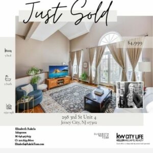 Just Rented! 298 3rd Street Unit 4, Jersey City