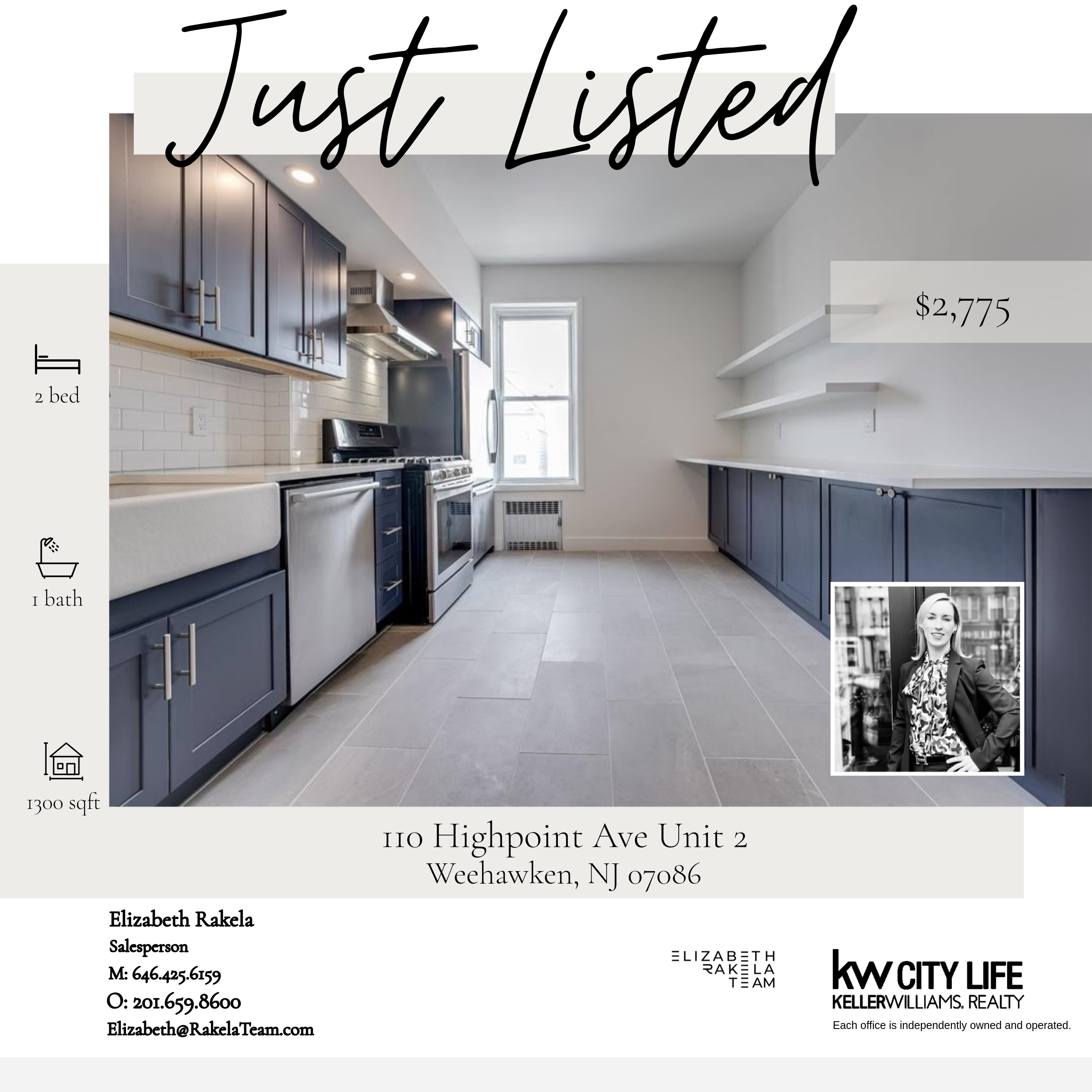 Just Listed For Rent! 110 Highpoint Ave Unit 2