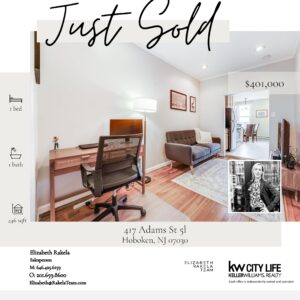 Just Sold! 417 Adams Street Unit 5I, Hoboken