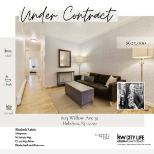 UNDER CONTRACT! 803 Willow Street Unit 3S, Hoboken