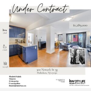 Under Contract! 300 Newark Street Unit 7G Hoboken