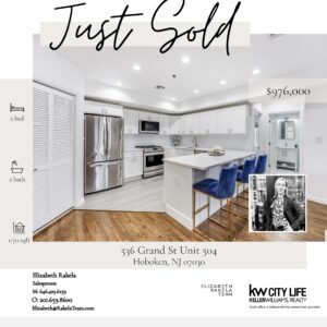 Sold! 536 Grand Street Unit 504, Hoboken