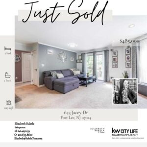 Just Sold! 643 Jacey, Fort Lee