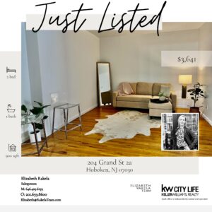 Just Listed! 204 Grand Street Unit 2A, Hoboken